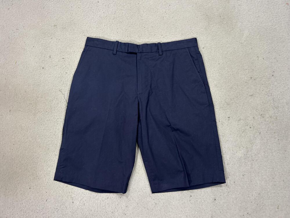 Fred Perry Bradley Wiggins Chino Shorts Mens 28 Blue Cotton Logo Casual Luxury